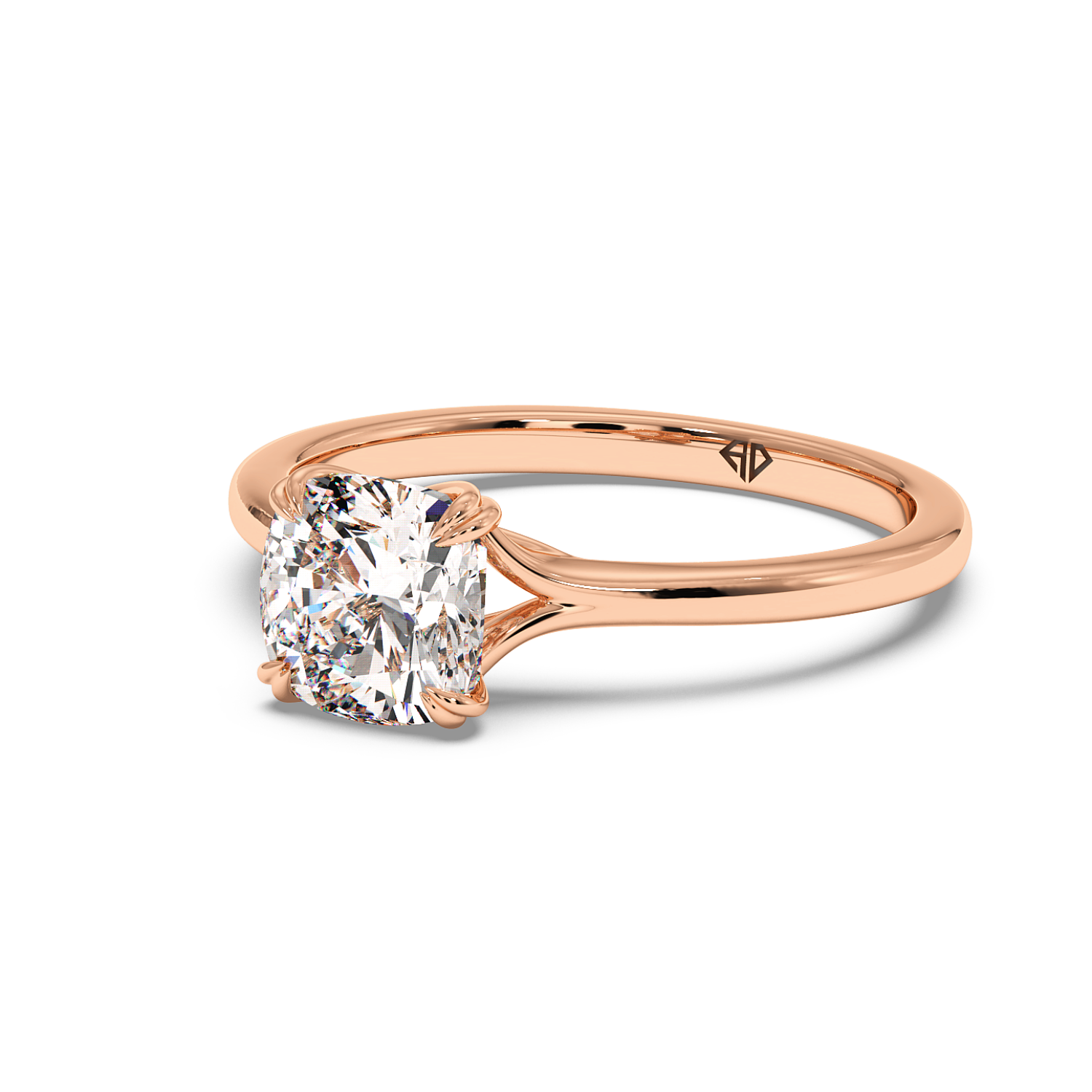 18K Rose Gold Leone Engagement Ring
