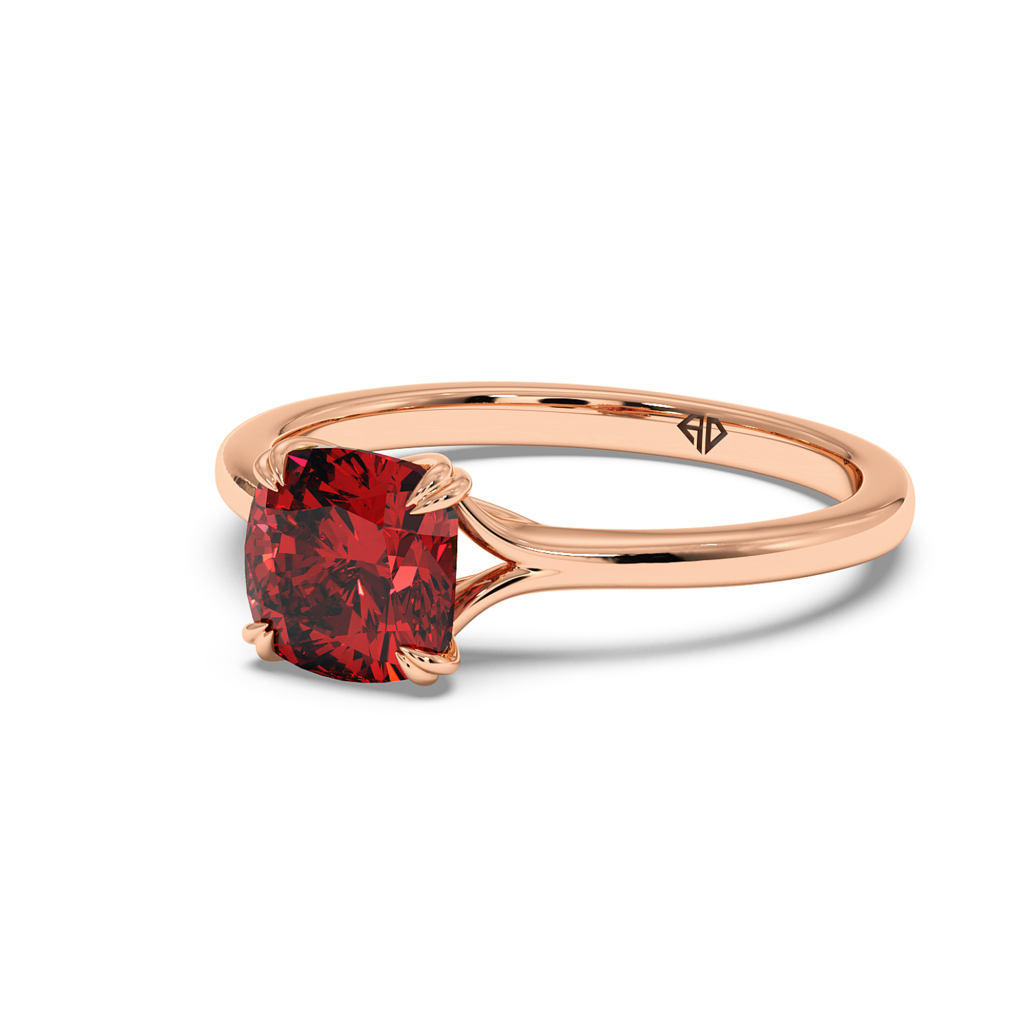 18K Rose Gold Leone Engagement Ring