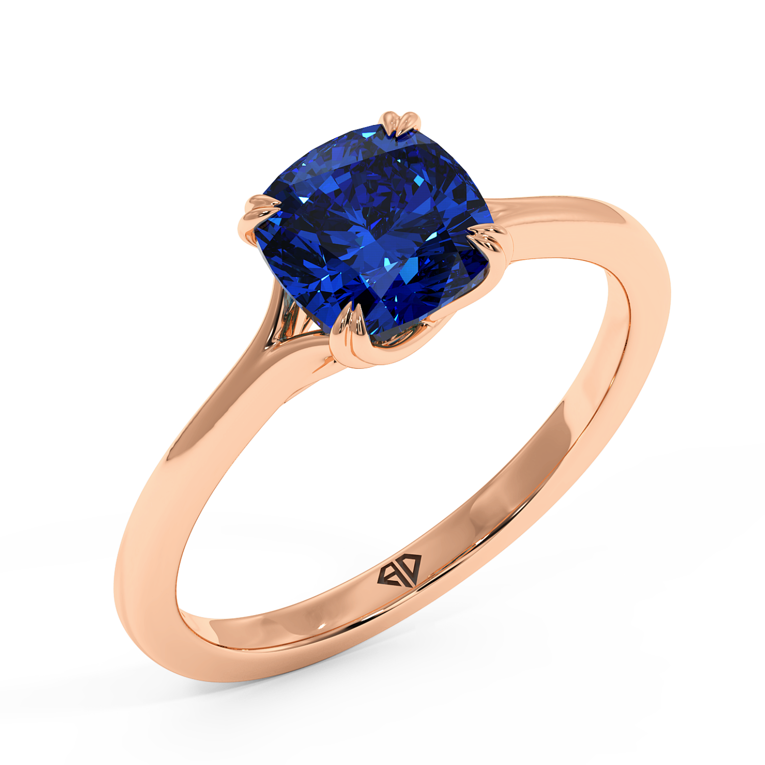 18K Rose Gold Leone Engagement Ring