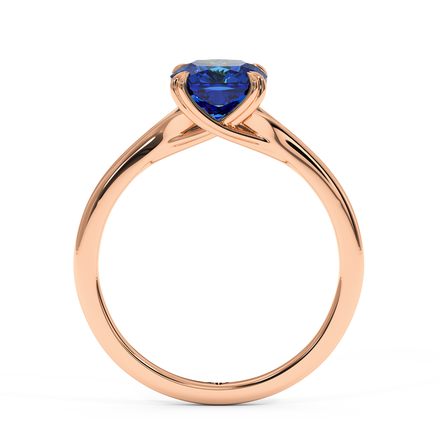 18K Rose Gold Leone Engagement Ring