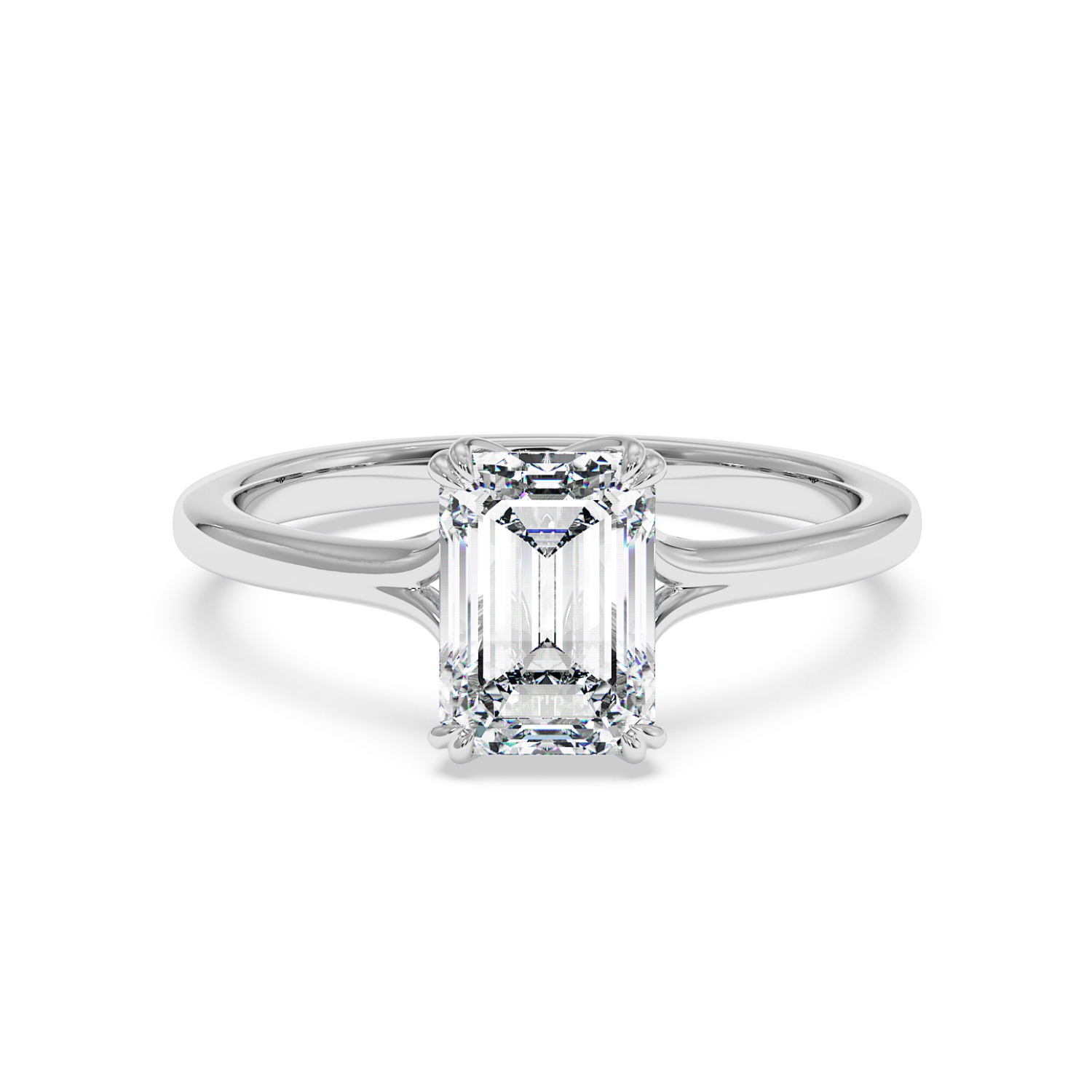18K White Gold Leone Engagement Ring