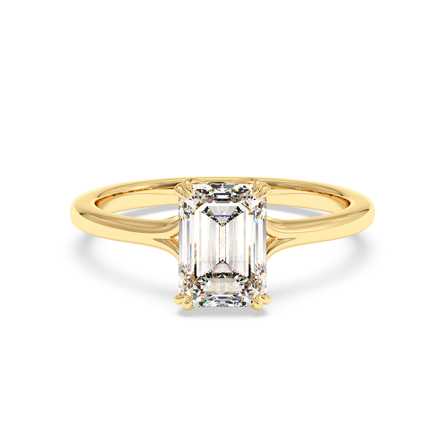 18K White Gold Leone Engagement Ring