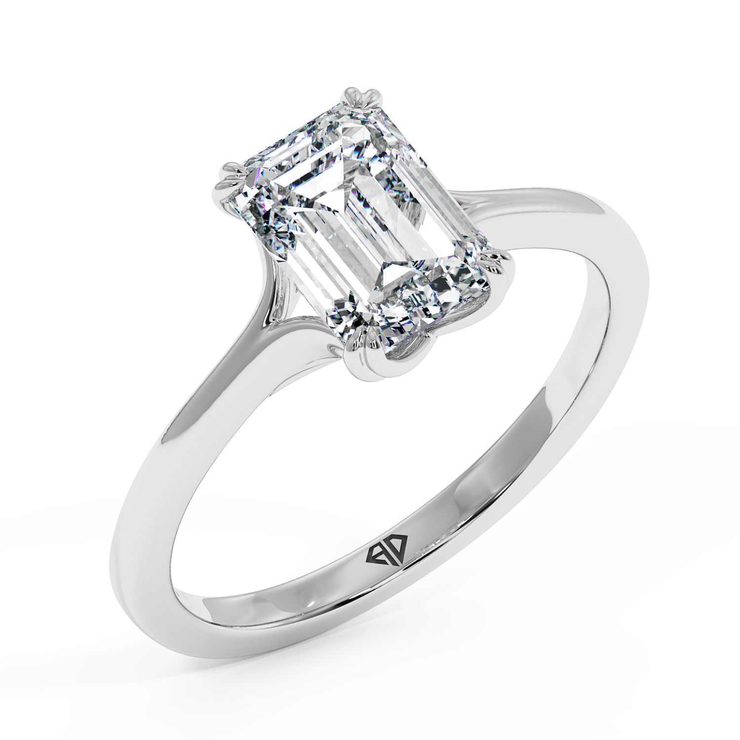 Platinum Leone Engagement Ring