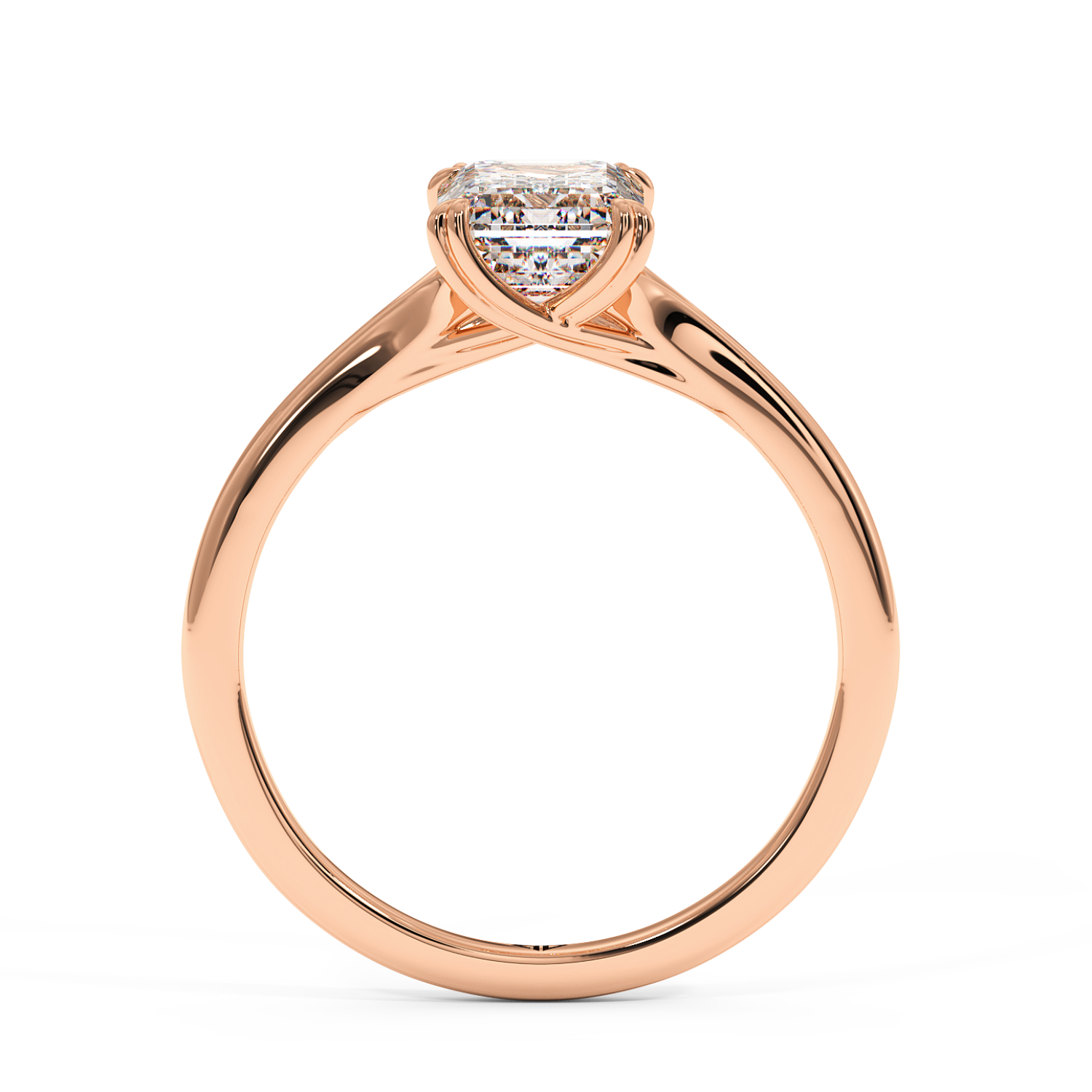 18K Rose Gold Leone Engagement Ring
