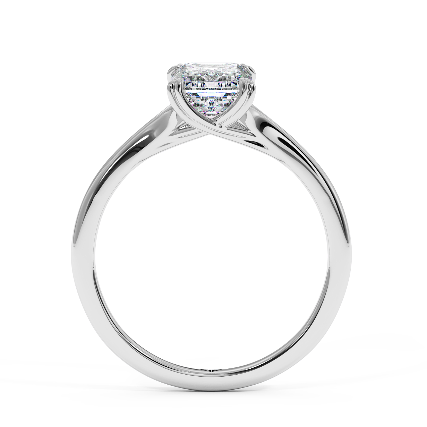 18K White Gold Leone Engagement Ring