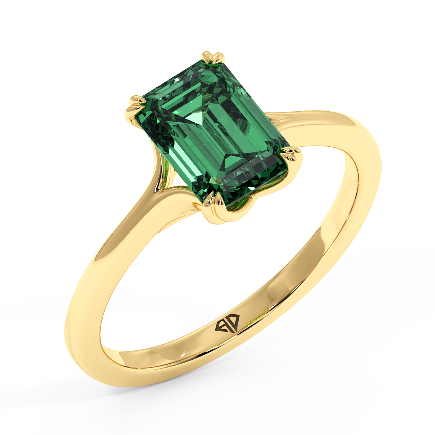 18K Yellow Gold Leone Engagement Ring