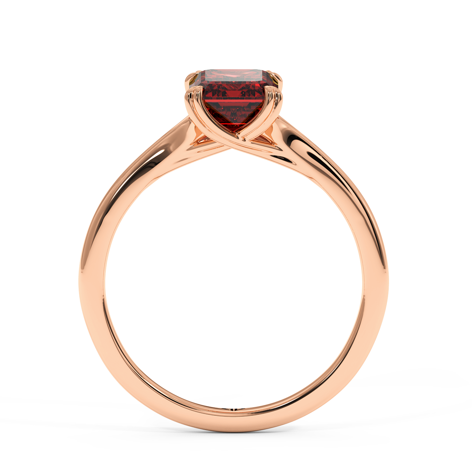 18K Rose Gold Leone Engagement Ring