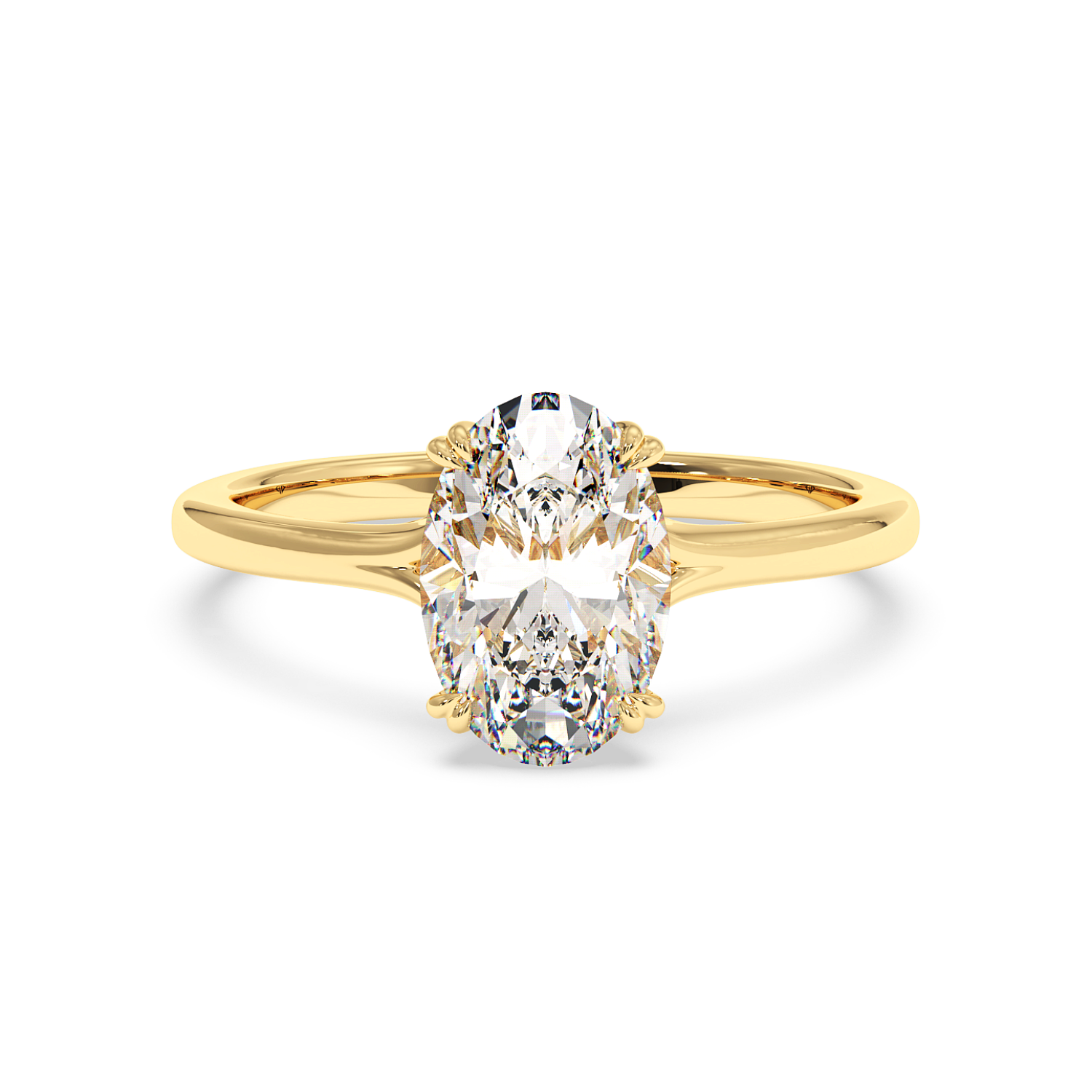 18K White Gold Leone Engagement Ring