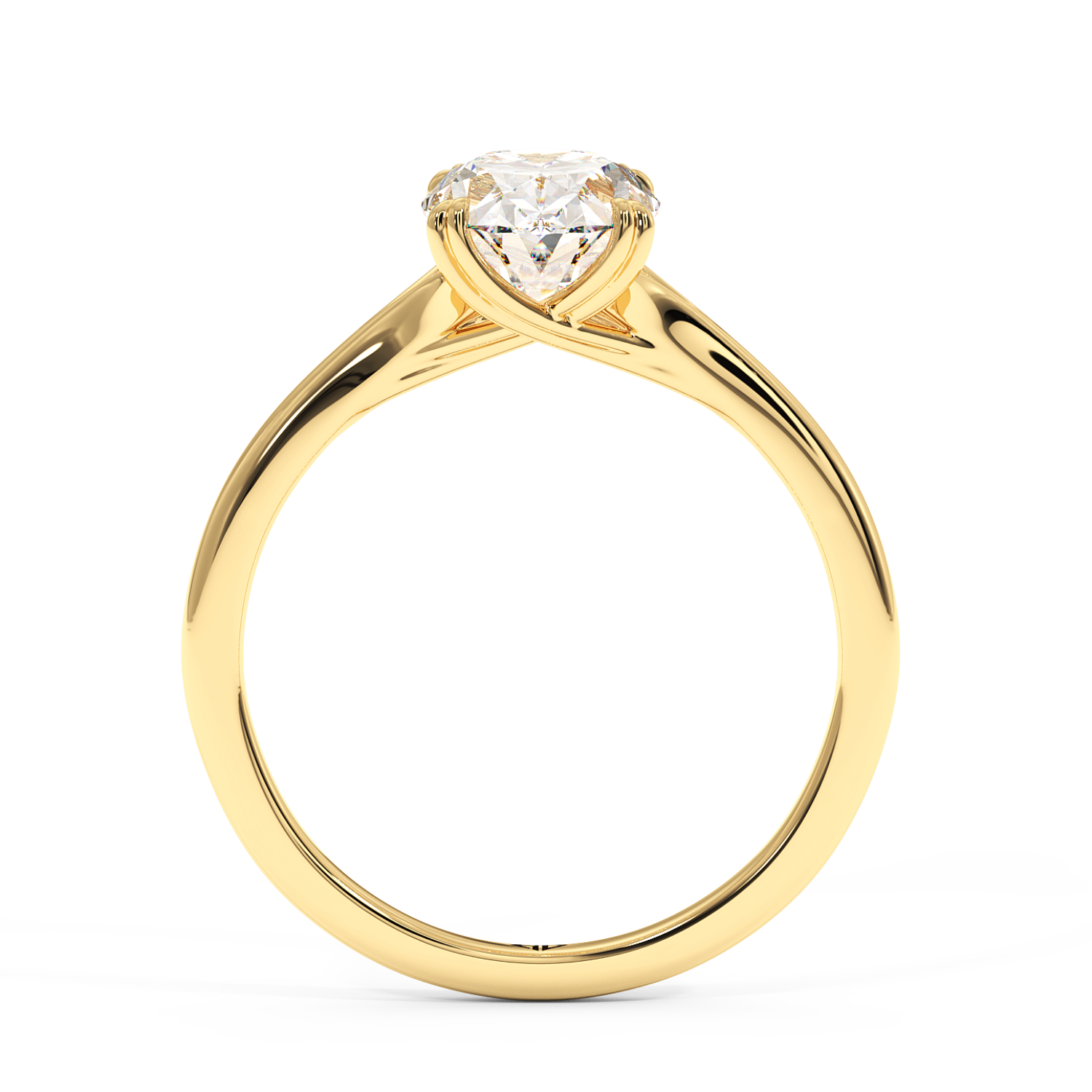 18K Yellow Gold Leone Engagement Ring