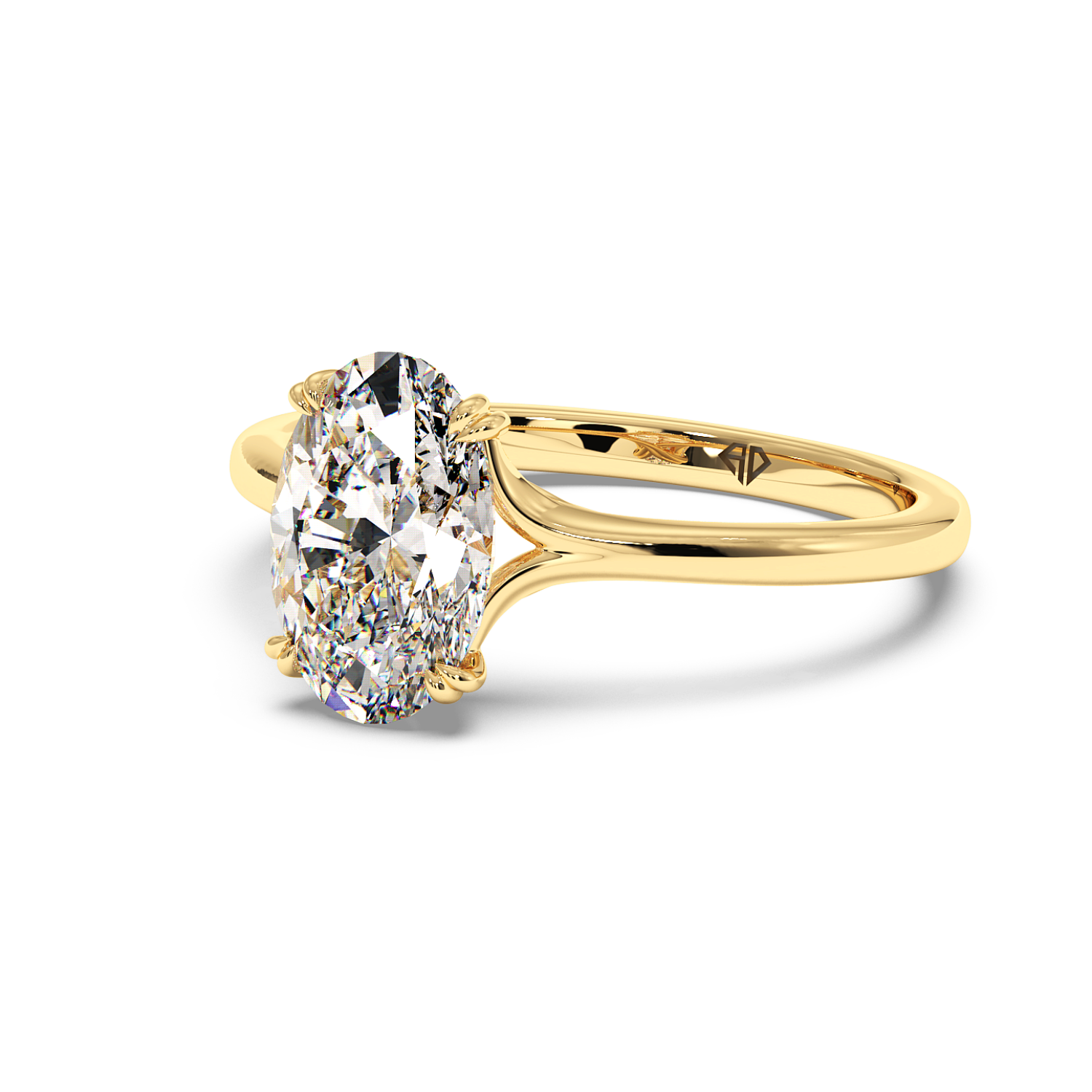 18K Yellow Gold Leone Engagement Ring