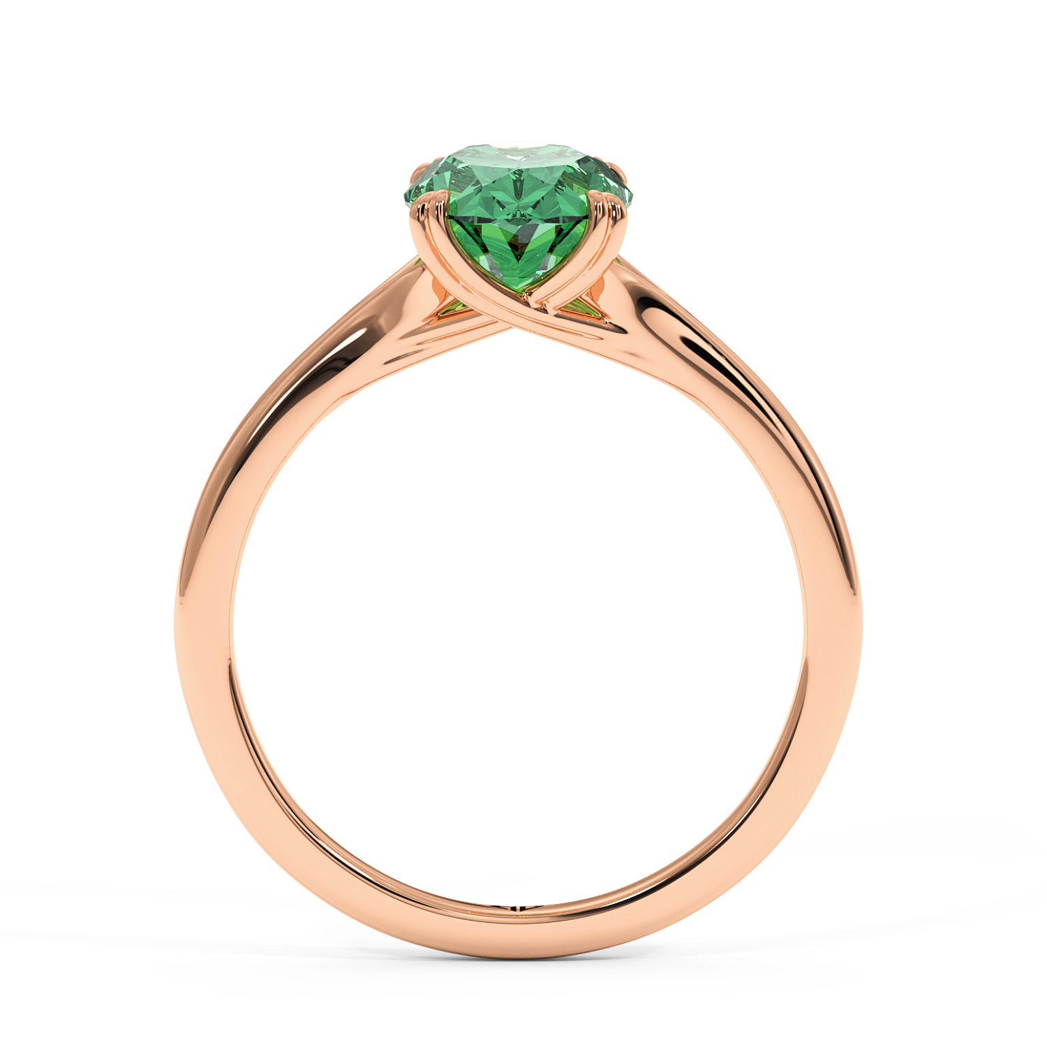 18K Rose Gold Leone Engagement Ring