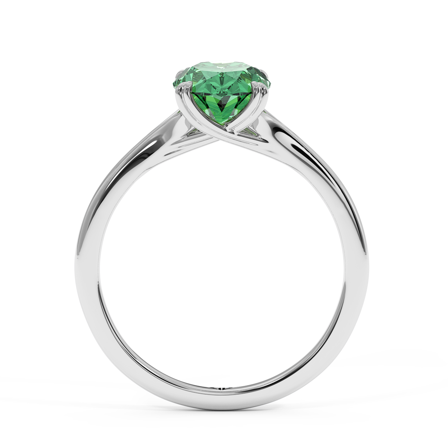 Platinum Leone Engagement Ring