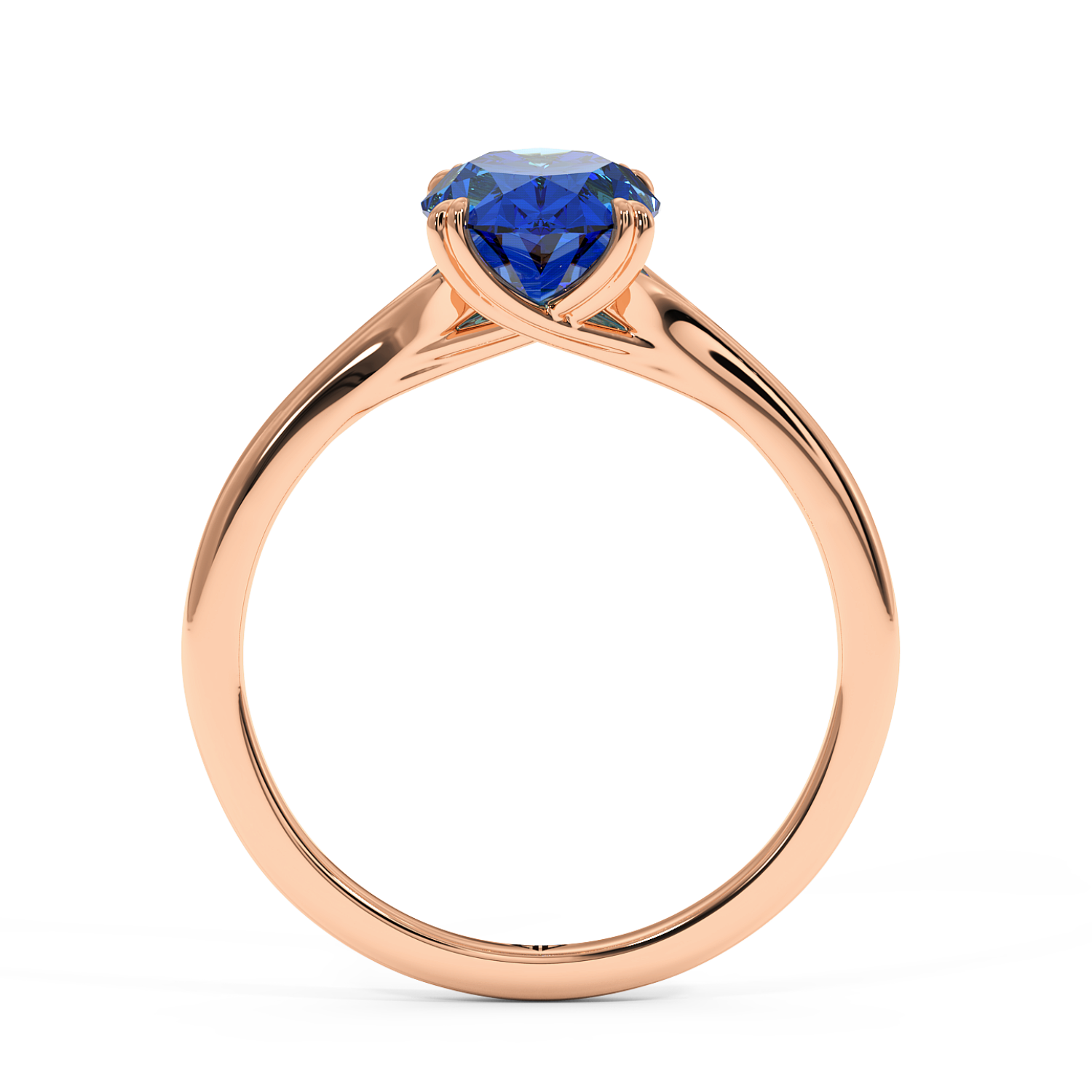 18K Rose Gold Leone Engagement Ring
