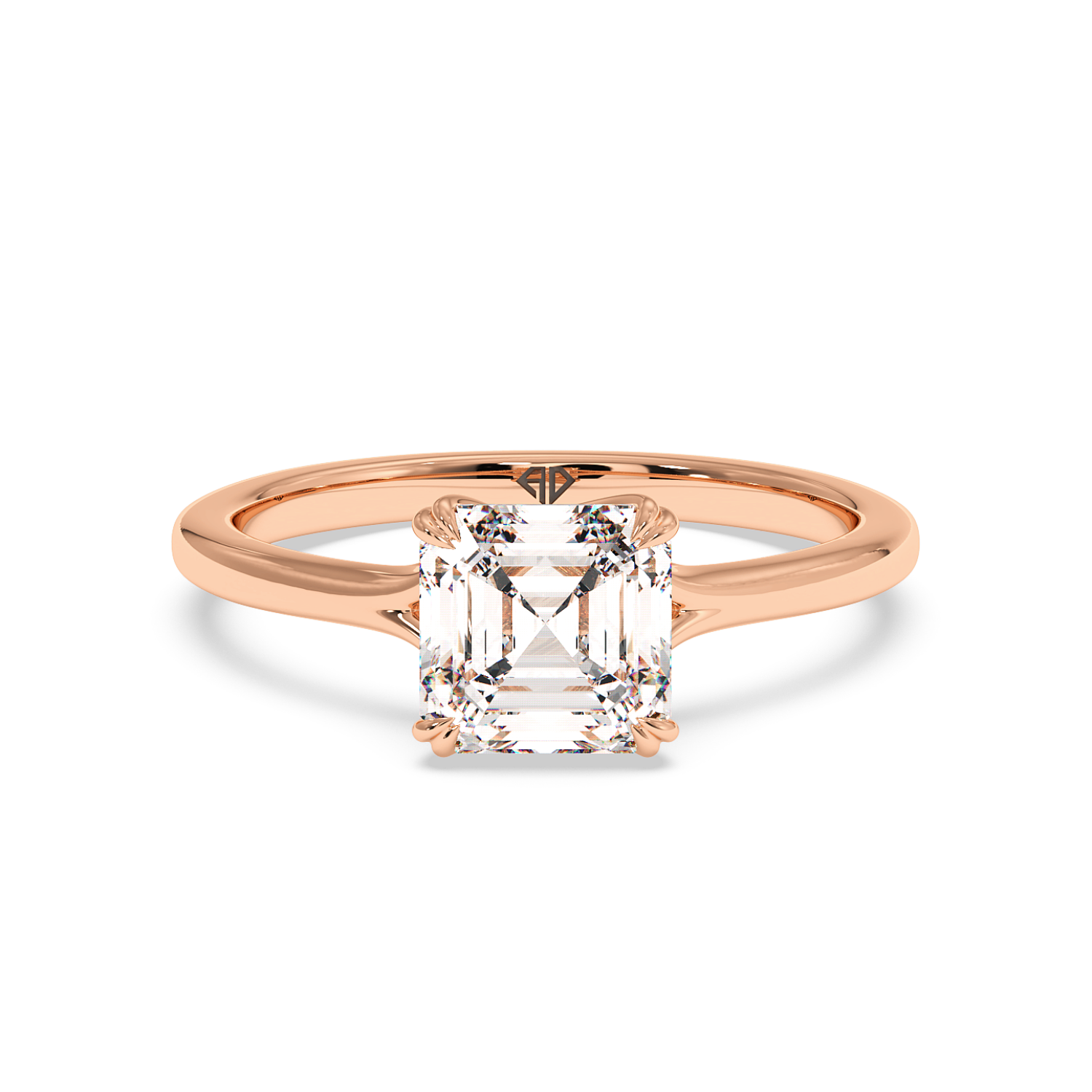 18K White Gold Leone Engagement Ring