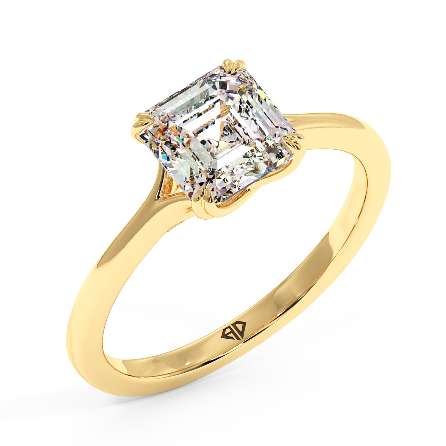 18K Yellow Gold Leone Engagement Ring