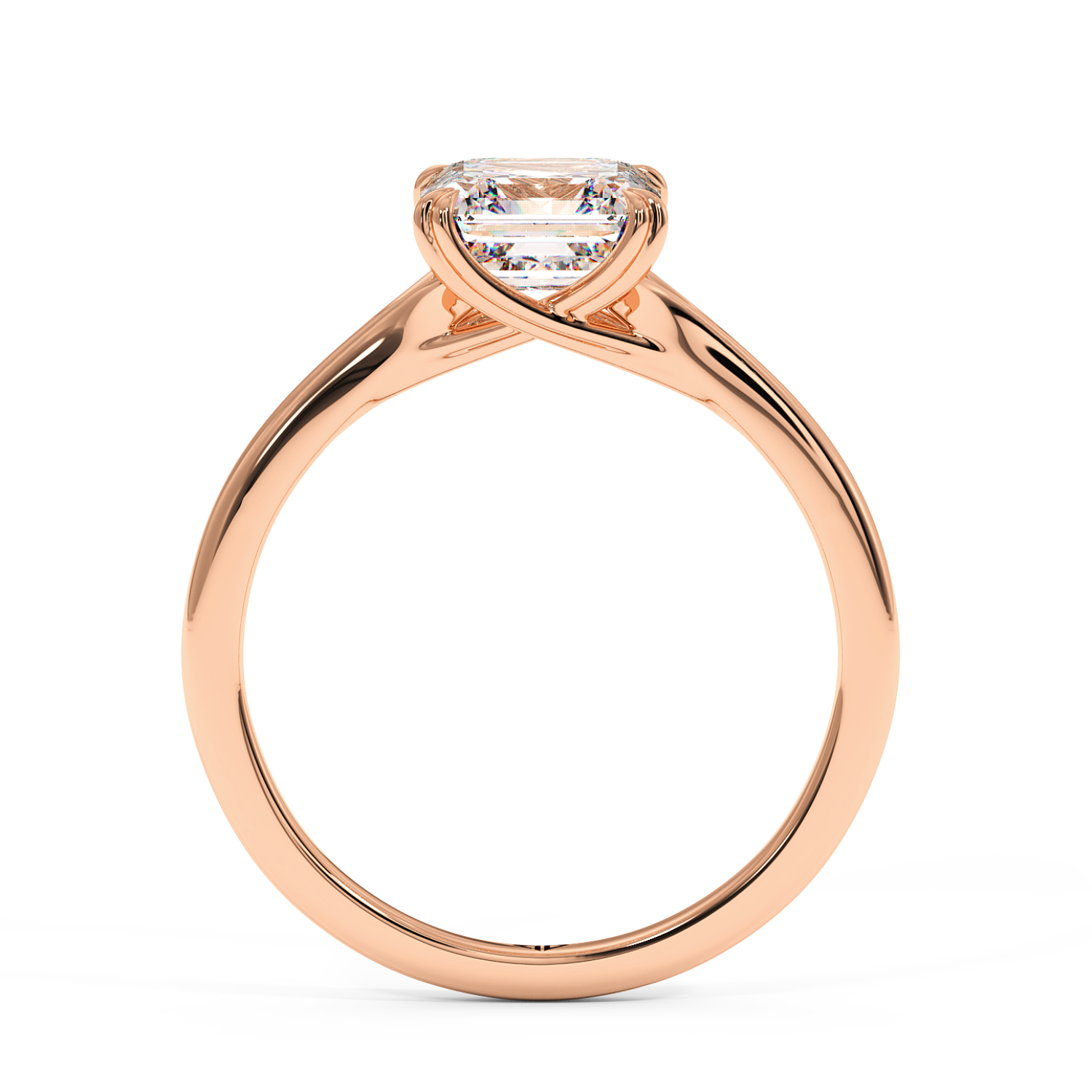 18K Rose Gold Leone Engagement Ring