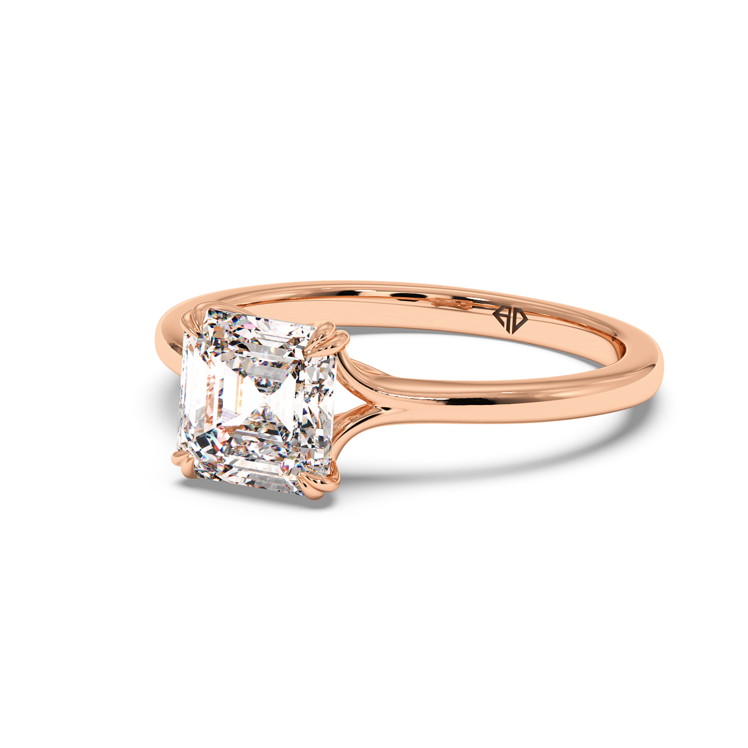 18K Rose Gold Leone Engagement Ring