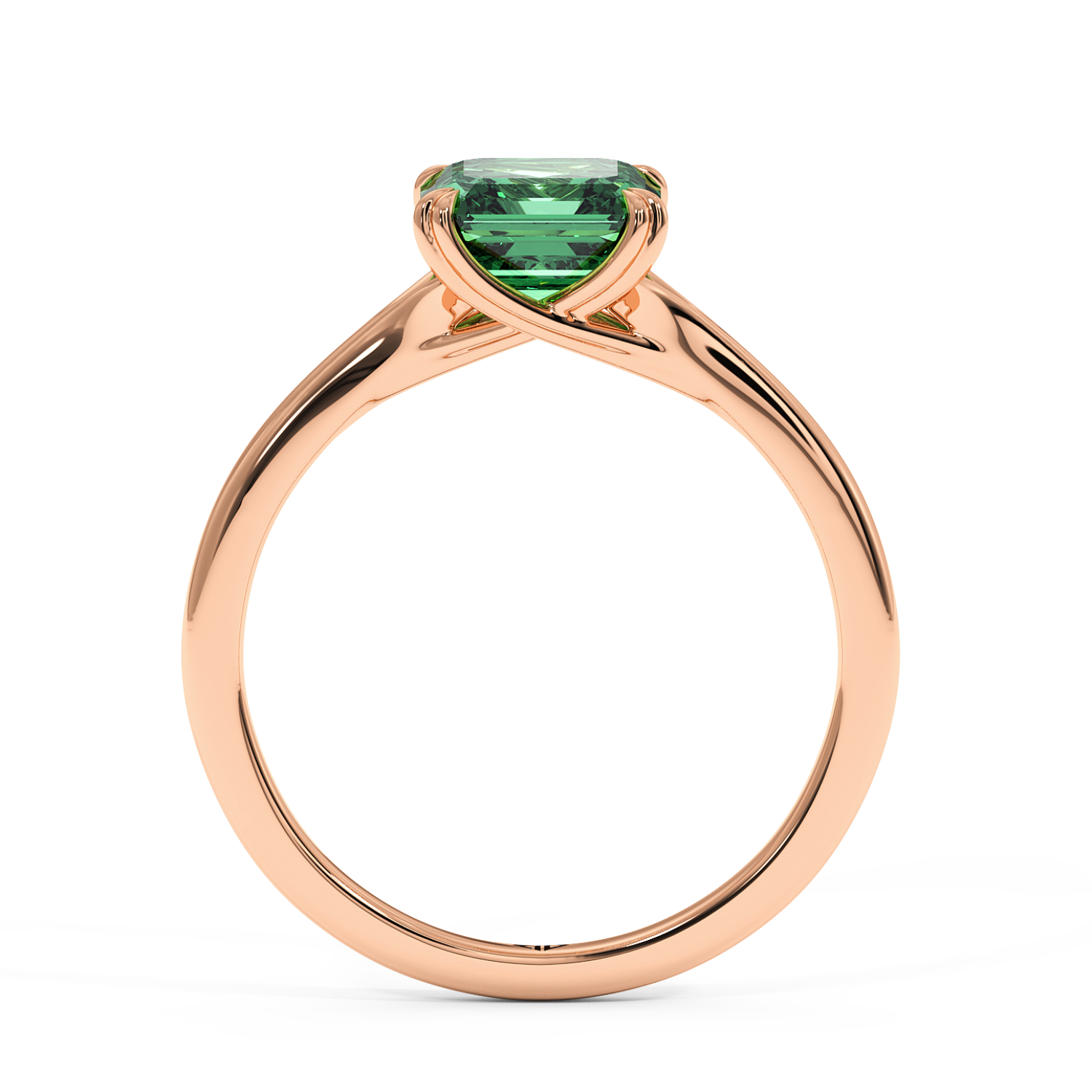 18K Rose Gold Leone Engagement Ring