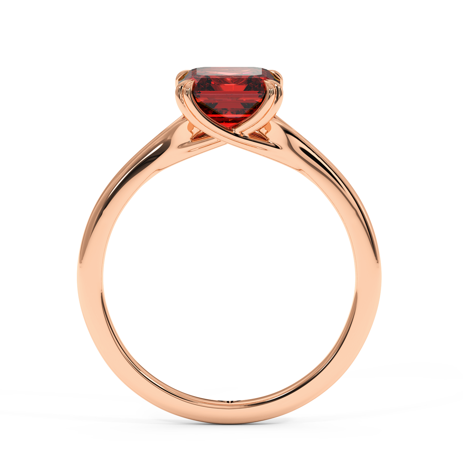 18K Rose Gold Leone Engagement Ring