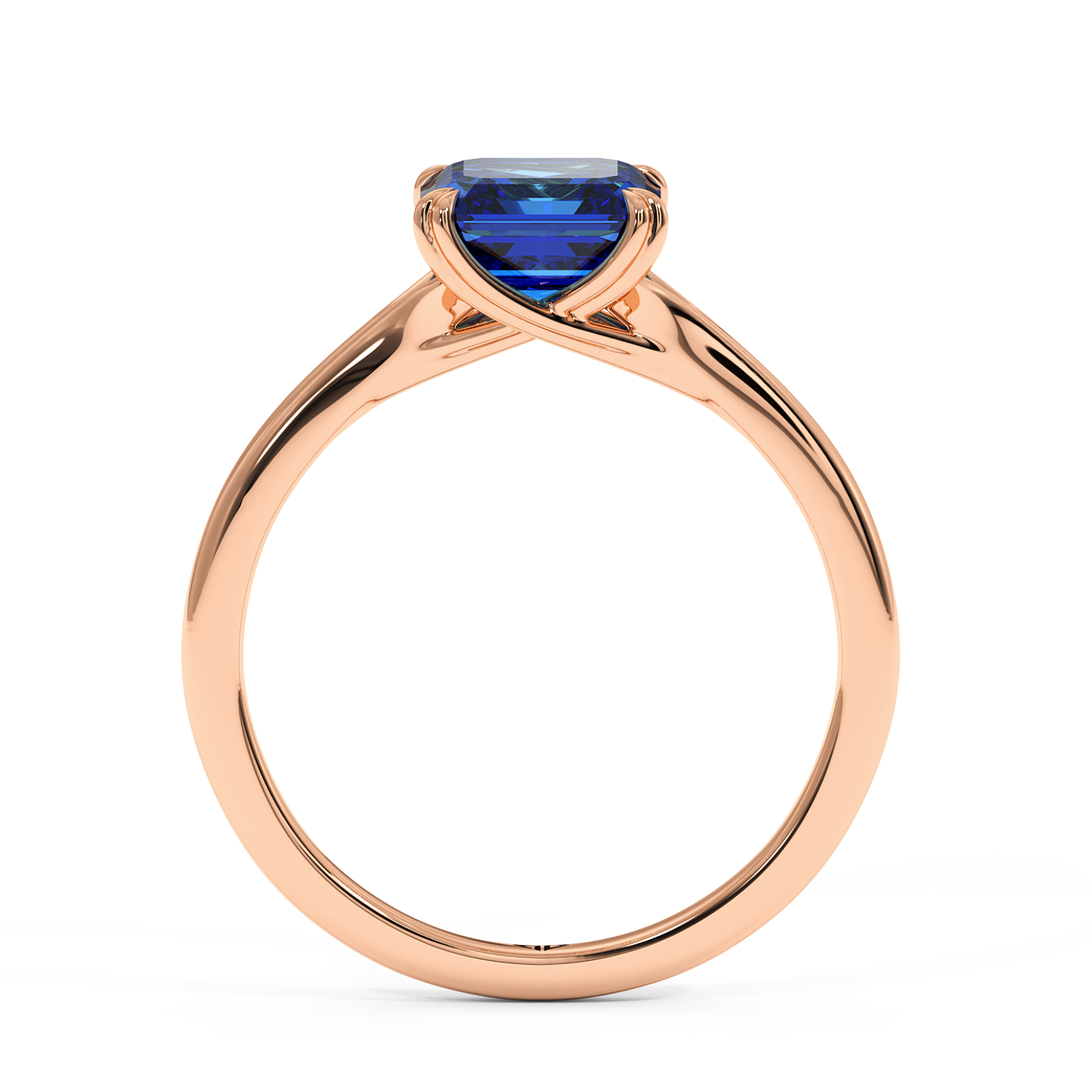 18K Rose Gold Leone Engagement Ring