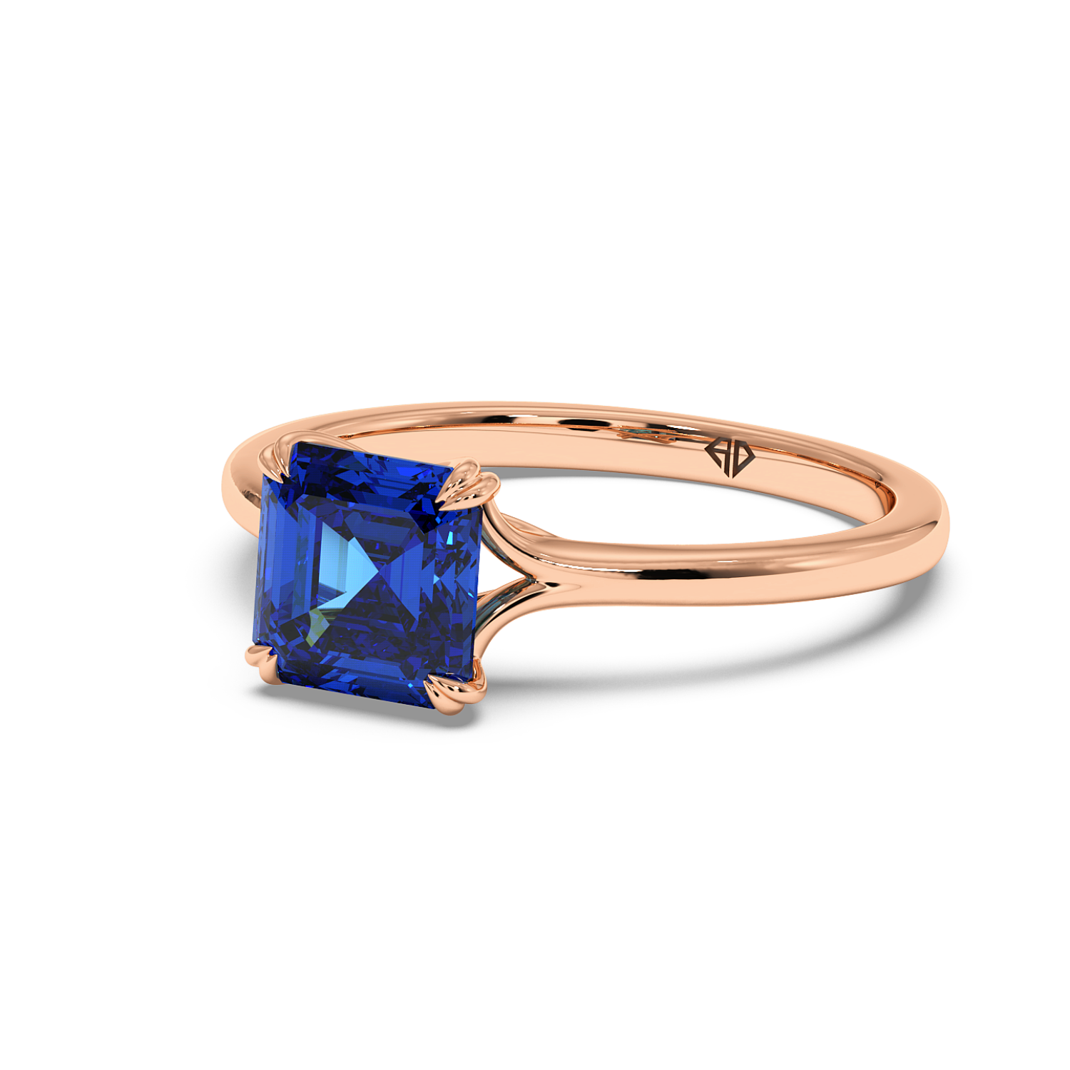 18K Rose Gold Leone Engagement Ring