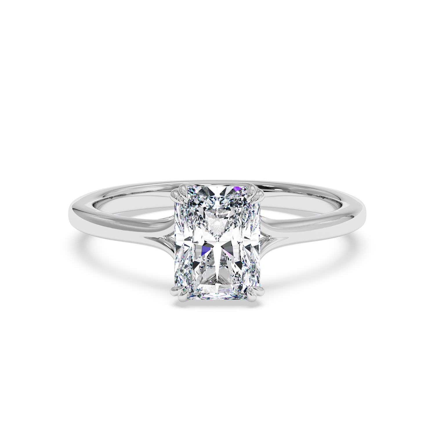 18K White Gold Leone Engagement Ring
