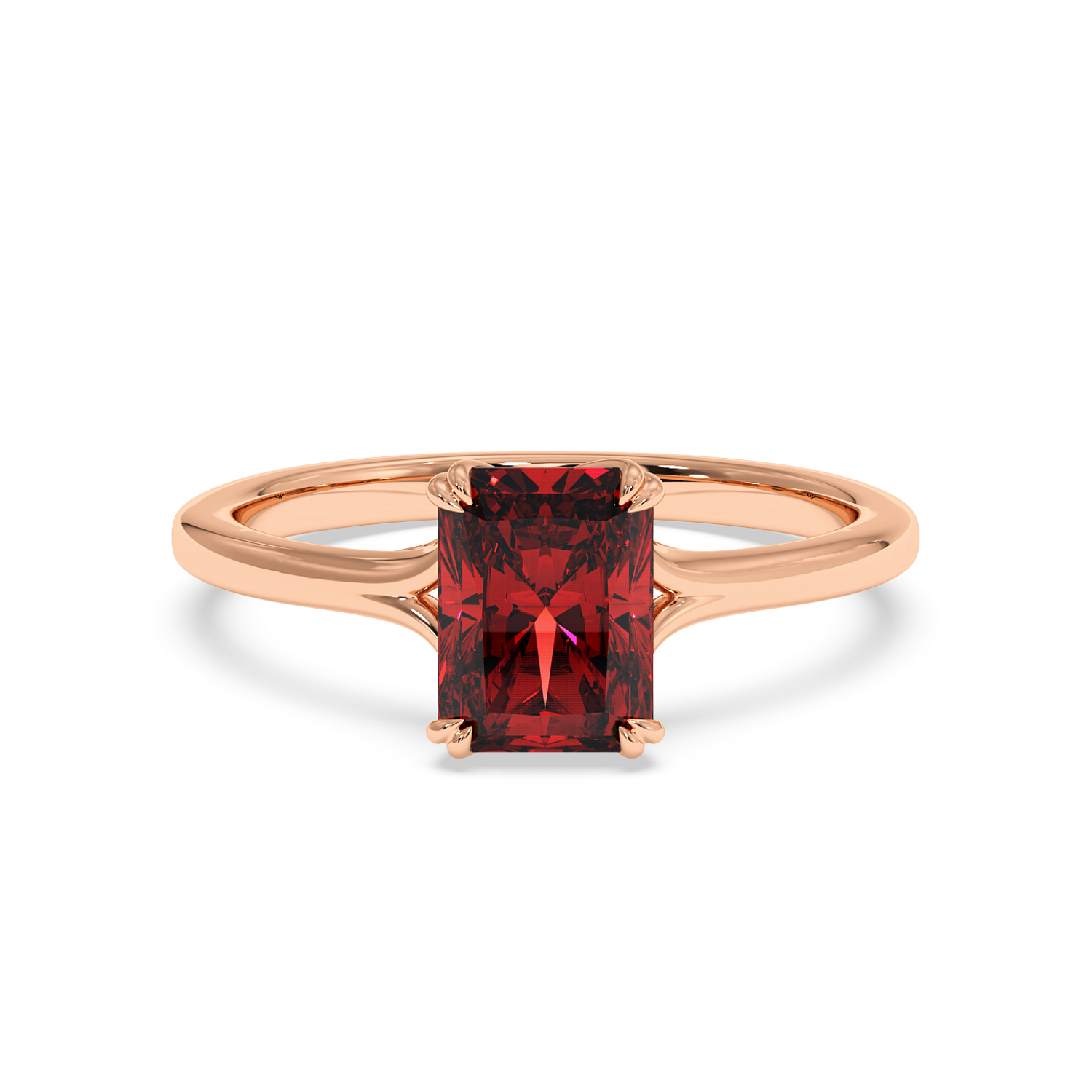 18K Rose Gold Leone Engagement Ring