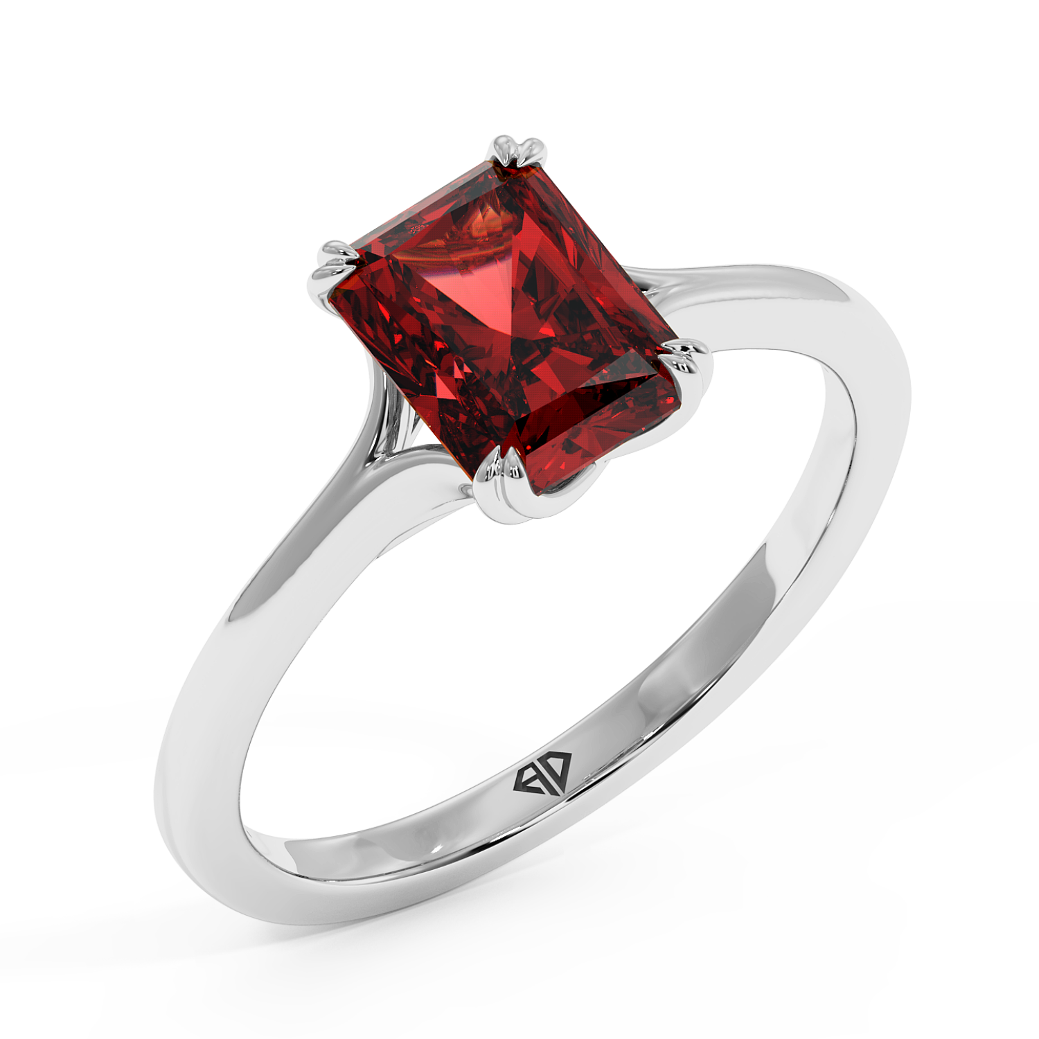 Platinum Leone Engagement Ring