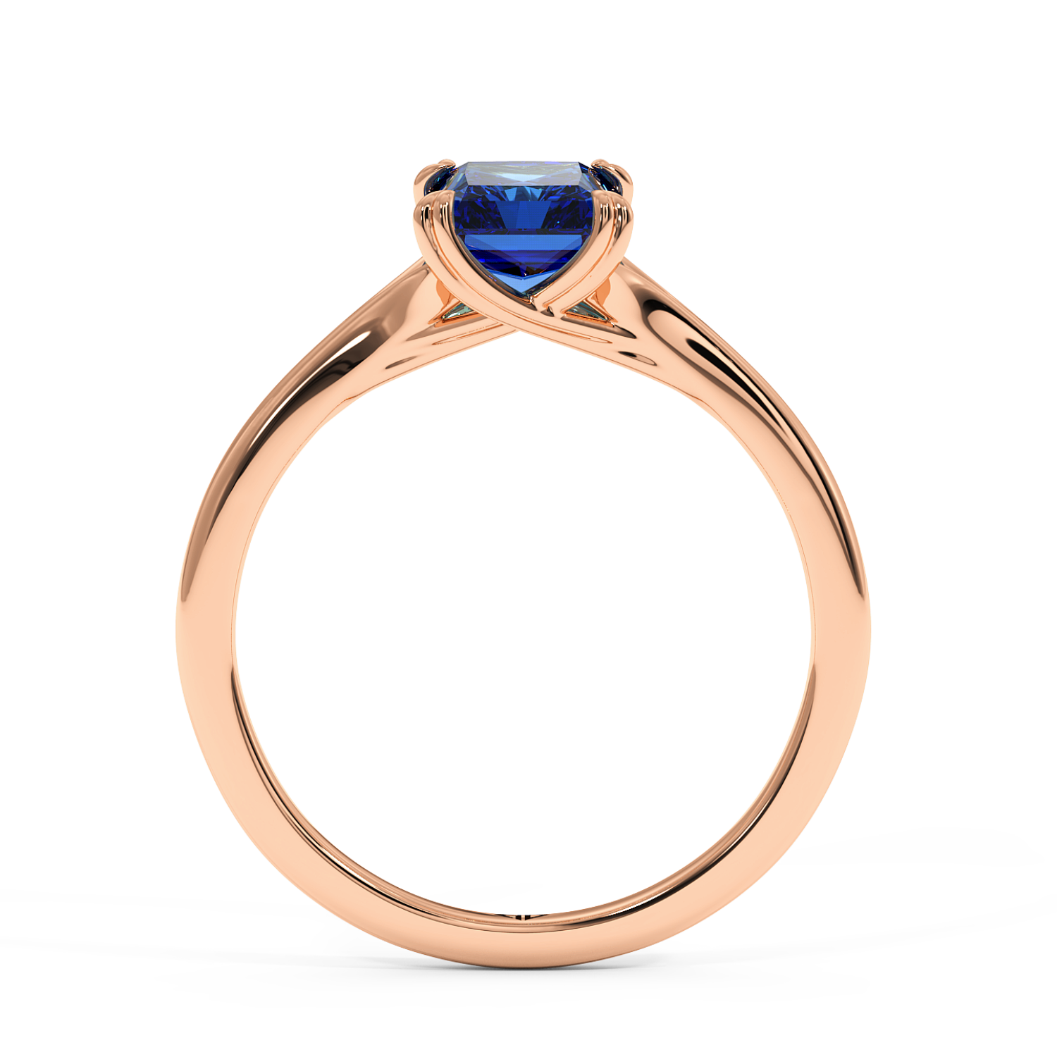 18K Rose Gold Leone Engagement Ring
