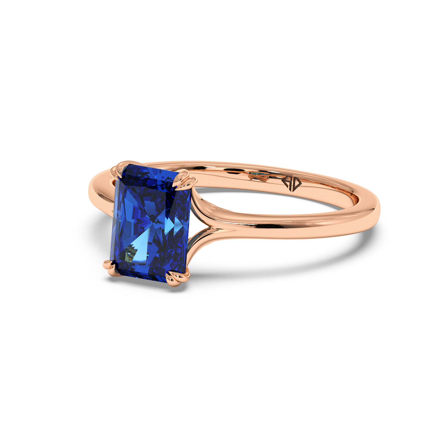 18K Rose Gold Leone Engagement Ring