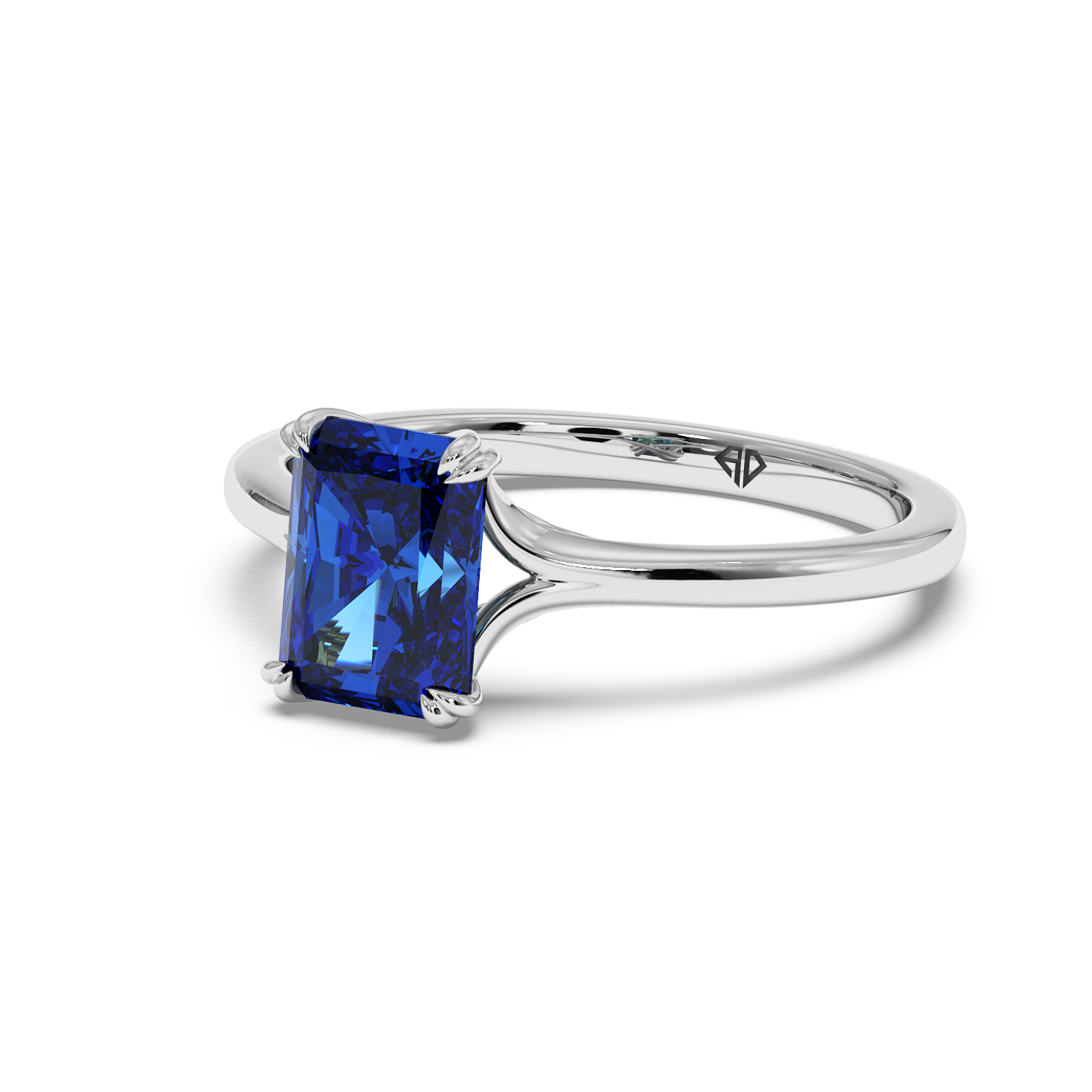 18K White Gold Leone Engagement Ring